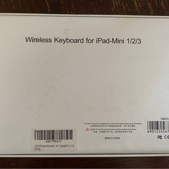 SOLD - Rose Gold Wireless Keyboard - Picture 3 of 4